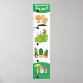 Grafiek voor de groei van planten cartoon poster (Voorkant)