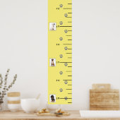 Grafiek voor de groei van Puppies Poster (Keuken)