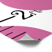 Grafiek voor de groei van Stippen op maat Poster (Hoek)