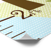 Grafiek voor droomgroei Castle/Princess blijft op  Poster (Hoek)