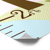 Grafiek voor droomgroei Castle/Princess blijft op  Poster (Hoek)