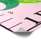 Grafiek voor gepersonaliseerde groei poster (Hoek)