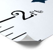 Grafiek voor gepersonaliseerde haarwalvis/visgroei poster (Hoek)