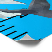 Grafiek voor groei naam haaienjongen op maat poster (Hoek)