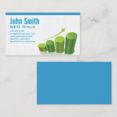 Grafiek voor marketinggroei SEO Ninja Visitekaartj Visitekaartje (Voorkant / Achterkant)