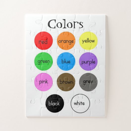 Grafiek voorschoolse kleuren legpuzzel (Verticaal)