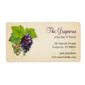 Grafiek Wijnlabel Etiket (Voorkant)