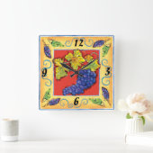 Grafieke Cluster-muurklok Vierkante Klok (Huis)