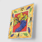 Grafieke Cluster-muurklok Vierkante Klok (Hoek)