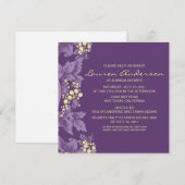 Grafieke leves Bridal Shower-uitnodiging Kaart (Voorkant / Achterkant)