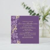 Grafieke leves Bridal Shower-uitnodiging Kaart (Staand voorkant)