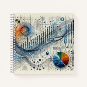 Grafieken, diagrammen en analytisch stroomontwerp notitieboek