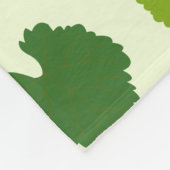 Grafieken en het Patroon van de Bladeren van de Gr Fleece Deken (Hoek)