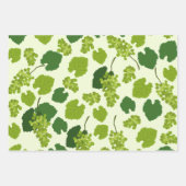 Grafieken en het Patroon van de Bladeren van de Gr Inpakpapier Vel (Voorkant)