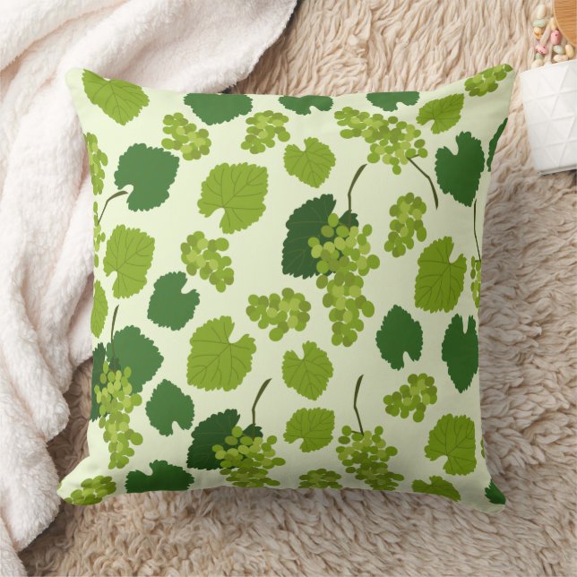 Grafieken en het Patroon van de Bladeren van de Gr Kussen (Deken)