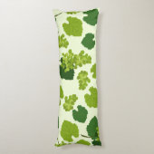 Grafieken en het Patroon van de Bladeren van de Gr Lichaamskussen (Achterkant (Verticaal))