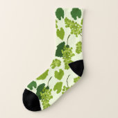 Grafieken en het Patroon van de Bladeren van de Gr Sokken (Links - buitenkant)