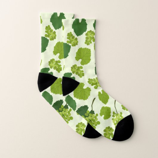 Grafieken en het Patroon van de Bladeren van de Gr Sokken (Paar)