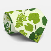 Grafieken en het Patroon van de Bladeren van de Gr Stropdas (Opgerold)