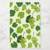 Grafieken en het Patroon van de Bladeren van de Gr Wijn Etiket (Enkel label)