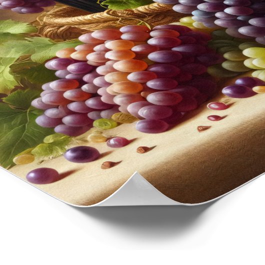 Grafieken en wijnstilstand poster (Hoek)