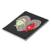 Grafieken in Love Notepad Notitieblok (Linkerzijde)