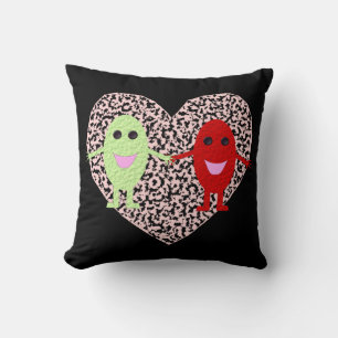 Grafieken in Love Pillow Kussen