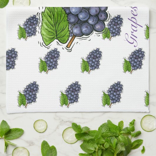 Grafieken keukenhanddoeken (Gevouwen)