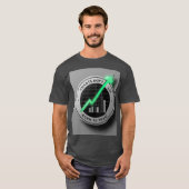 Grafieken liegen niet - Technische Analyse Master T-shirt (Voorkant volledig)