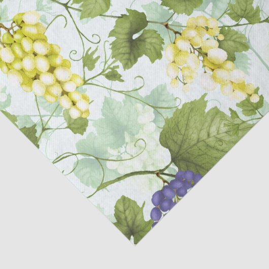 Grafieken met handgetekende zomerfruitpatroon op M Tissuepapier (Detail)