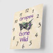 Grafieken met Wilde Wandklok (Hoek)