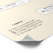 Grafieken over de hele wereld poster (Hoek)