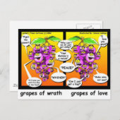 Grafieken van Wrath, Love & War Funny Gifts & T -  Briefkaart (Voorkant / Achterkant)