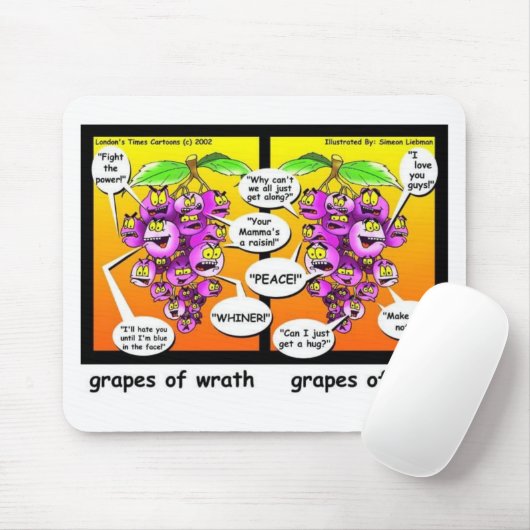 Grafieken van Wrath, Love & War Funny Gifts & T -  Muismat (Met muis)