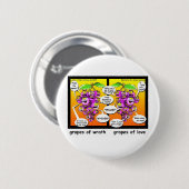 Grafieken van Wrath, Love & War Funny Gifts & T -  Ronde Button 5,7 Cm (Voorkant /achterkant)