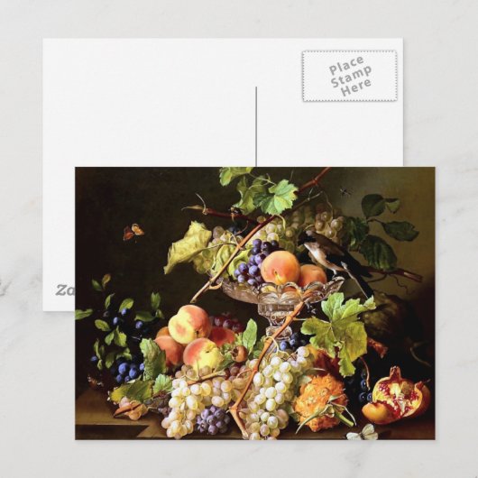 Grafieken Vruchtenmoes, stilstaand schilderij Briefkaart (Voorkant / Achterkant)