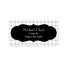 Grafiekpapier  Adresetiketten Etiket