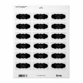 Grafiekpapier Adresetiketten Etiket (Full Sheet)