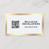 Grafiekpapier | Houtkorrels Visitekaartje (Voorkant)