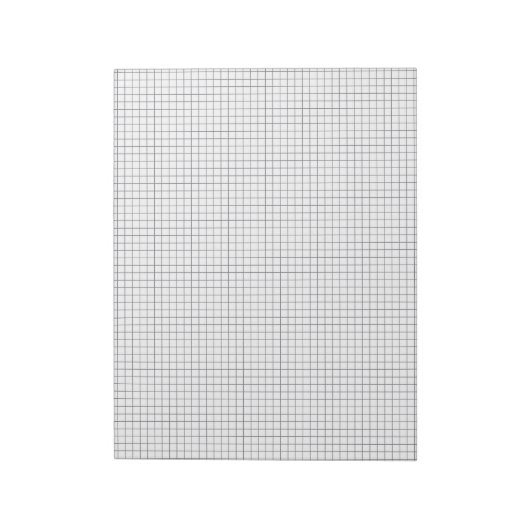Grafiekpapier Notitieblok (Linkerzijde)