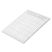 Grafiekpapier Notitieblok (Schuin)