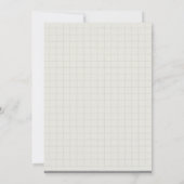 Grafiekpapier Uitnodigingen van de Krantenkrant (Achterkant)