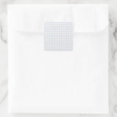 Grafiekpapier Vierkante Sticker (Tas)