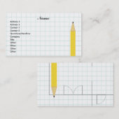 Grafiekpapier Visitekaartje (Voorkant / Achterkant)