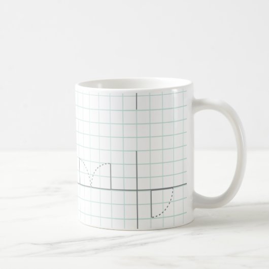 Grafiekpapierontwerp Koffiemok (Rechts)