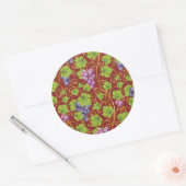 Grafiekpatroon Ronde Sticker (Envelop)