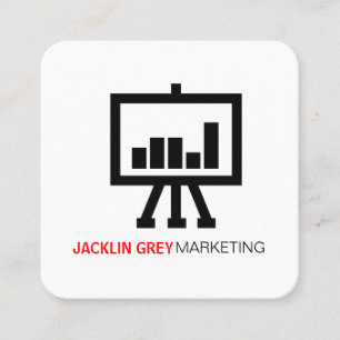 Grafiekpictogram Vierkante Visitekaartje