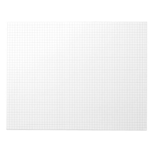 Grafiekraster 5 kwadraten per inch notitieblok (Voorkant)