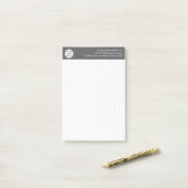 Grafiekraster 5 kwadraten per inch post-it® notes (Op bureau)