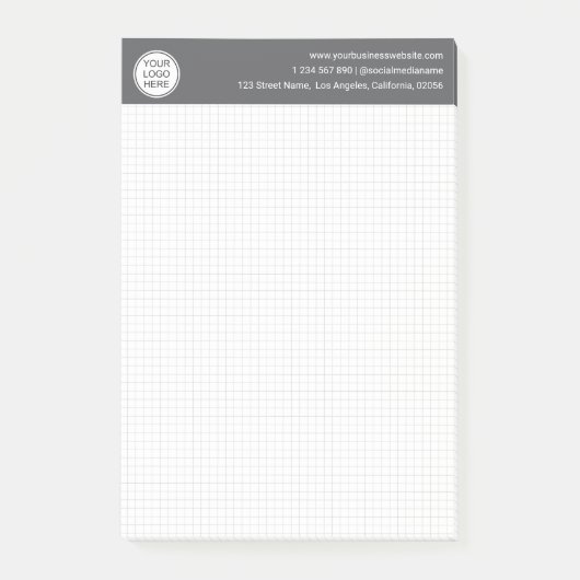 Grafiekraster 5 kwadraten per inch post-it® notes (Voorkant)